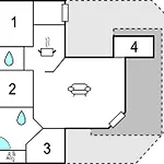 Three-bedroom In *
